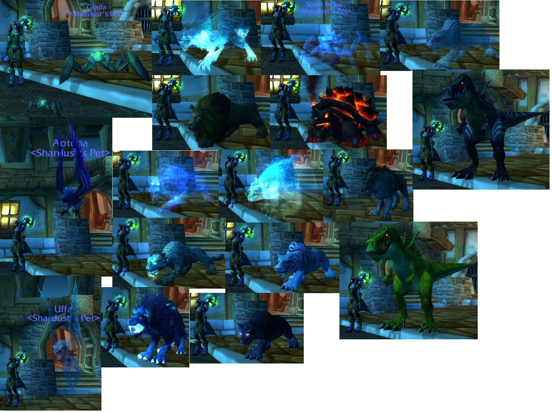 BEWARE! BIG screeshot-mesh of my pets :D
