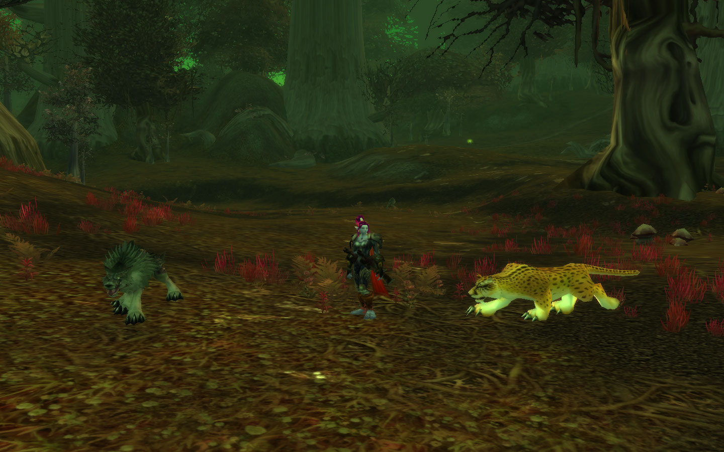 Oh-so-close to being attacked by the wacky wolf..