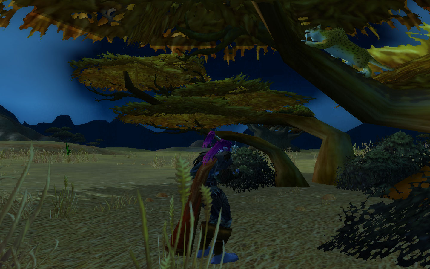 "Get down from dere!!"